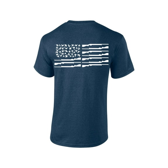 Droppin Drake Southern Apparel Duck Flag Mens Short Sleeve T-shirt Graphic Tee