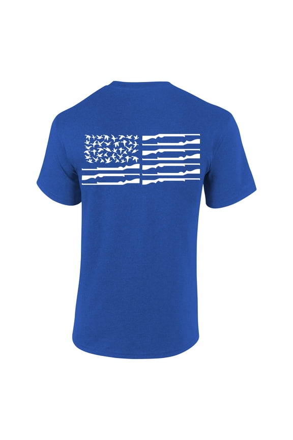 Southern Apparel Duck Flag Mens Short Sleeve T-shirt Graphic Tee