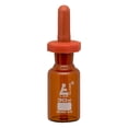thumbnail image 1 of Dropping Bottle, 30ml (1oz) - Amber Borosilicate 3.3 Glass - Eye Dropper Pipette and Dust Proof Rubber Bulb - Octagonal, Non-screw Top - Eisco Labs, 1 of 3
