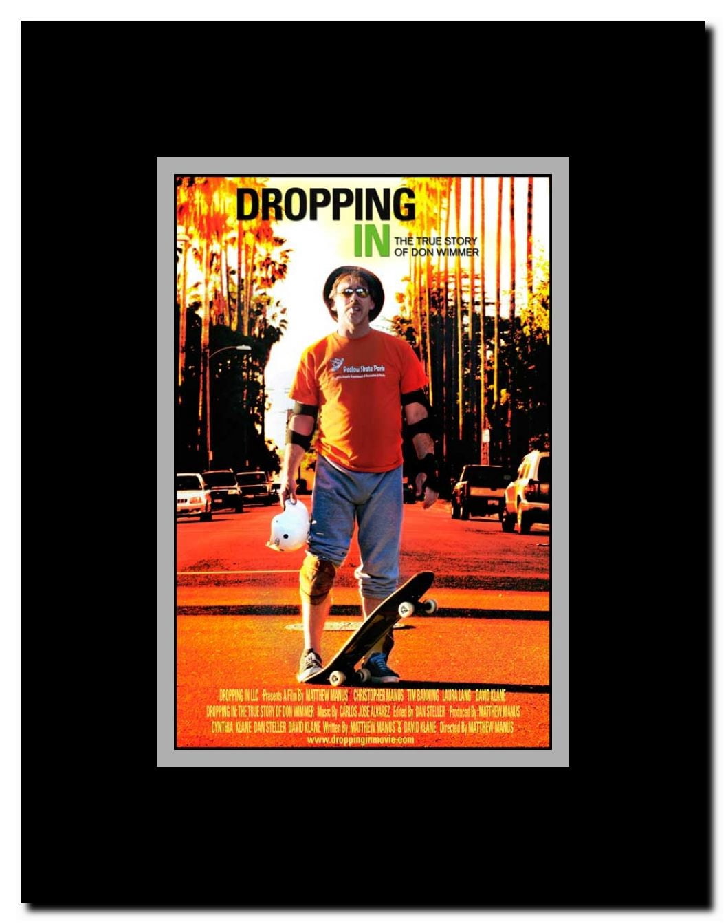 Dropping In: The True Story of Don Wimmer Framed Movie Poster