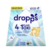 Dropps Laundry 4-in-1 Plus Oxi Power Biobased Detergent Pods - Free & Clear - 63ct Please be advised that sets may be missing pieces or otherwise incomplete.