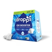Dropps Oxi Booster Laundry Detergent Pods, Biobased, Unscented, 64 Ct