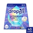 thumbnail image 1 of Dropps Dishwasher UltraWash Plus Detergent Pods, Biobased, Unscented, 40 Ct, 1 of 10