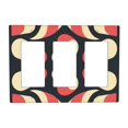 thumbnail image 1 of Drops Pattern Switch Cover Decorative Wall Plate 3-Gang Standard Size, 1 of 5
