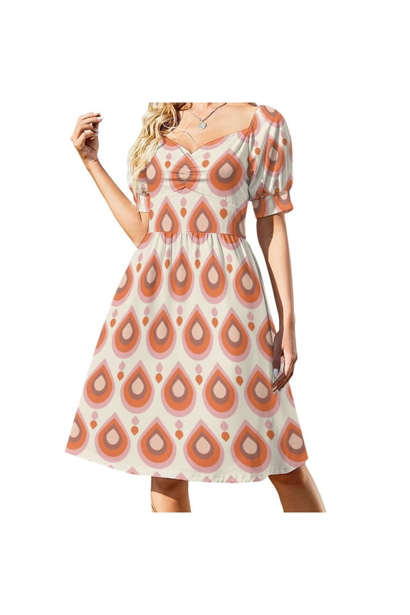 Drops Retro Biba Sleeveless Dress luxury evening dress woman for wedding prom dresses 2024 women's summer dresses 2024