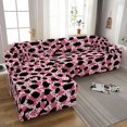thumbnail image 1 of Dropship Leopard Print Slip-Resistant Combination L Shape Couch Cover Stretch Sofa Covers For Living Room Washable Slipcovers, 1 of 5