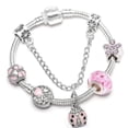 thumbnail image 1 of Dropshipping Vintage Silver Color Charms Bracelets for Women DIY Crystal Beads Brand Bracelets Women Pulseira Jewelry, 1 of 6