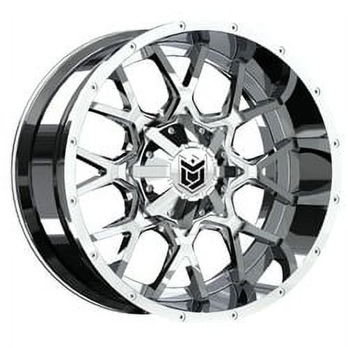 Dropstars 645C 20" Wheel 6x135/6x139.7 Pattern 20x9" 6 Lugs, Chrome for ford, Chevrolet