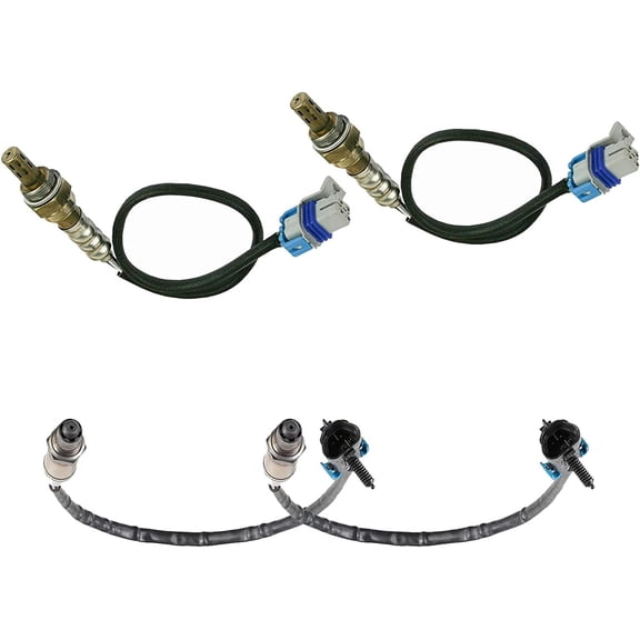 Dropwater 2 Pairs Upstream and Downstream O2 Sensors Compatible with Chevy 2013 2014 2015 Silverado 2500 Hd,Silverado 3500 Hd 6L,Set of 4pcs