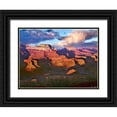 thumbnail image 1 of Drost, David 14x12 Black Ornate Wood Framed with Double Matting Museum Art Print Titled - Canyon View III, 1 of 4
