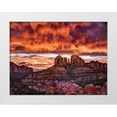 thumbnail image 1 of Drost, David 14x12 White Modern Wood Framed Museum Art Print Titled - Pink Morning Glory IV, 1 of 4