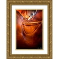 thumbnail image 1 of Drost, David 17x24 Gold Ornate Wood Framed with Double Matting Museum Art Print Titled - Sun Shining Through Canyon V, 1 of 4