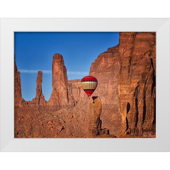 Drost, David 32x25 White Modern Wood Framed Museum Art Print Titled - Valley Beauty VI