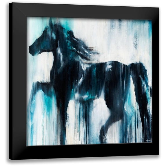 Drotar, Rikki 15x15 Black Modern Framed Museum Art Print Titled - Vivacious