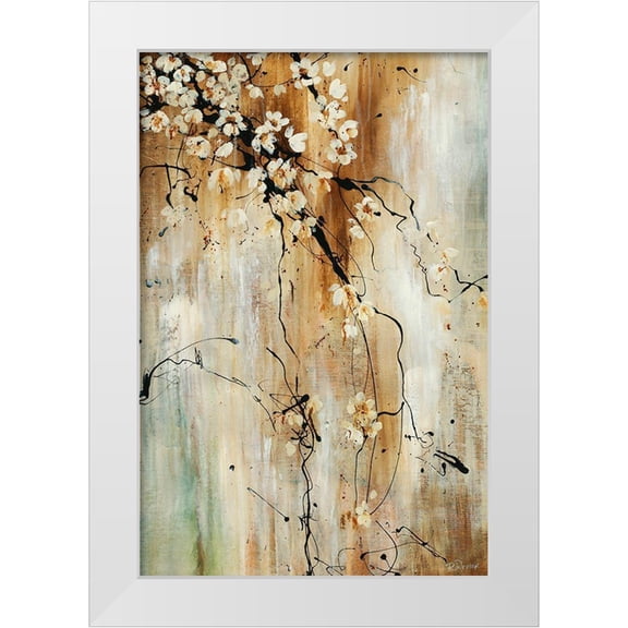 Drotar, Rikki 17x24 White Modern Wood Framed Museum Art Print Titled - Sweet Pea