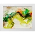 thumbnail image 1 of Drotar, Rikki 32x25 White Modern Wood Framed Museum Art Print Titled - Animated Flow I, 1 of 4
