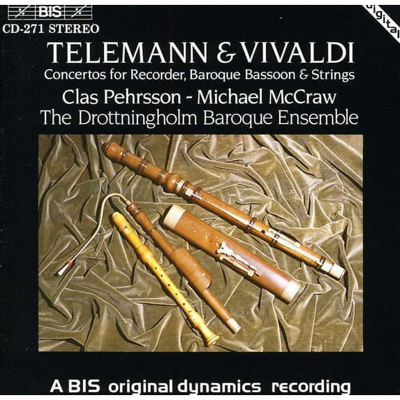 Drottningholm Baroque Ensemble - Double Concerto for Recorder, Bassoon & Orchestra - Music & Performance - CD