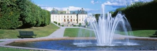 Drottningholm Palace Stockholm Sweden Canvas Art - Panoramic Images (36 x 12)