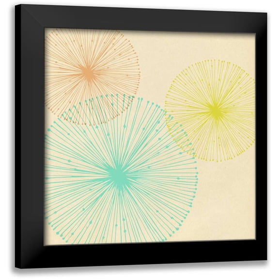 Drotz, Dallas 12x12 Black Modern Framed Museum Art Print Titled - Circle Float