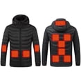 thumbnail image 1 of Drovellove Heated Winter Coat for Men and Women – Windproof Plus Size Jacket with USB Powered Carbon Fiber Heating, 3 Temperature Settings, Zipper Front Casual Outerwear for Cold Weather Outdoor, 1 of 9