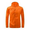 thumbnail image 1 of Drovellove Plus Size Unisex Lightweight Packable Jacket for Outdoor Hiking Cycling Fishing - UPF 50+ Sun Protection Quick Dry Hooded Windbreaker for Travel Mountaineering, 1 of 5