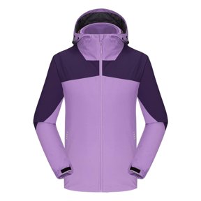Drovellove Plus Size Women's 3-in-1 Detachable Outdoor Mountaineering Jacket with Inner Layer – Water Resistant Ski Shell for Cold Weather Hiking, Snow Sports, Travel, Camping