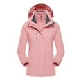 thumbnail image 1 of Drovellove Plus Size Women's Fleece Hooded Reversible Jacket, Thick Warm Winter Coat with Full Zip, Soft Plush Loungewear Outerwear for Casual Outings, Cozy Housewear, or Travel, 1 of 2