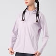 thumbnail image 1 of Drovellove Plus Size Women's Long Sleeve Hooded Sun Protection Shirt with Thumb Holes - Breathable UPF Zip Up Fishing Top for Outdoor Hiking, Running, Cycling, 1 of 7