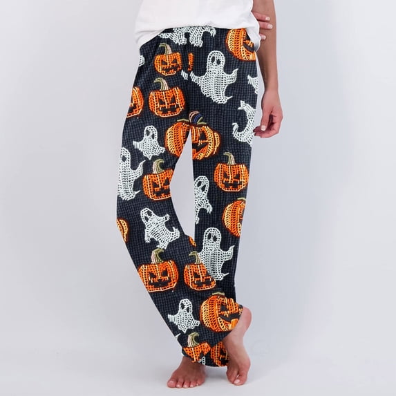 Drovellove Unisex Soft Casual Printed Pajama Pants with Drawstring Elastic Waist | Comfy Lounge Trousers for Home Relaxation or Outdoor Lounging