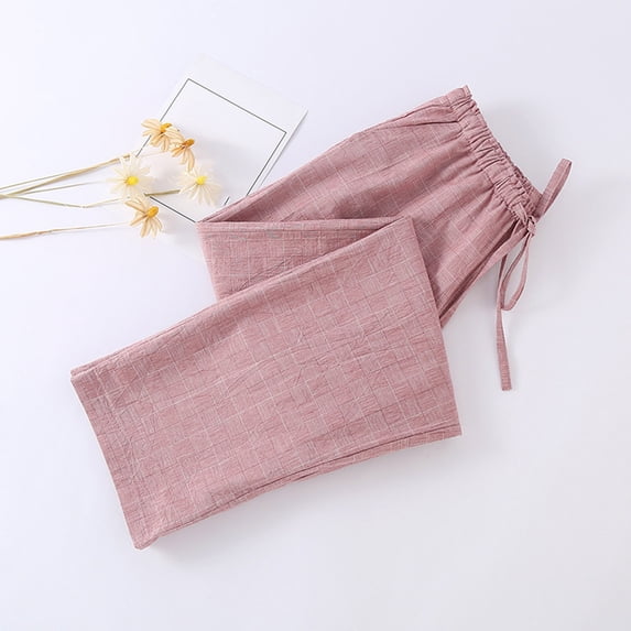 Drovellove Women's Casual Elastic Waist Lounge Pants with Pockets – Soft Cotton Modal Blend for Sleepwear, Relaxing at Home, or Light Outdoor Activities