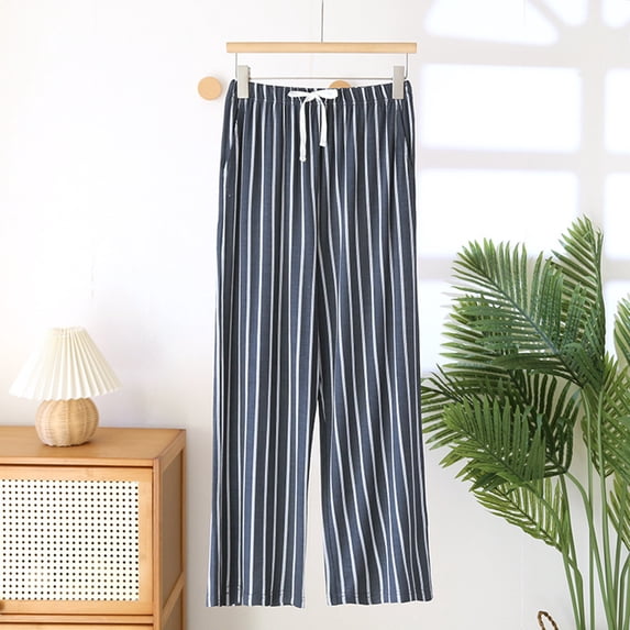 Drovellove Women's Casual Lounge Pants with Elastic Waist and Pockets – Soft Cotton Modal Blend Pajama Bottoms for Sleeping, Relaxing at Home, or Light Outdoor Errands
