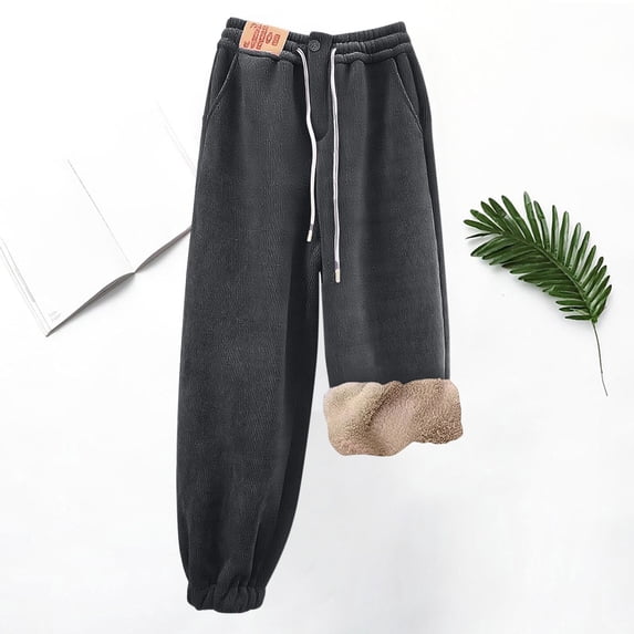 Drovellove Women's Casual Pajama Pants with Drawstring Elastic Waist - Cropped Pants Soft Polyester Straight Leg Lounge Trousers for Sleep, Lounging, or Outdoor Activities