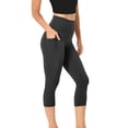 thumbnail image 1 of Drovellove Women's High Waist Yoga Pants with Pockets - Casual Running & Workout Leggings, Tummy Control, 1 of 6
