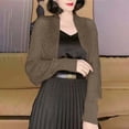 thumbnail image 1 of Drovellove Women's Knitted Cardigan Long Sleeve Hollow Out Shawl Wrap - Loose Fit Solid Color Sweater for Spring, Summer, Fall, Winter Casual Wear, Beach Cover Up, Vacation Outfit, 1 of 5