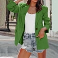 thumbnail image 1 of Drovellove Women's Long Sleeve Button Down Casual Jacket with Turndown Collar – Soft Solid Outwear for Street Style, Travel, Work, or Weekend Brunch, 1 of 9