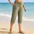 thumbnail image 1 of Drovellove Women's Plus Size Swim Capris with Pockets – Modest Bathing Suit Bottoms for Beach or Pool, 1 of 9