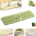 thumbnail image 1 of Drowning Pads for Kitchen Faucet, 2024 Newest Faucet Guard Draining Mat, Kitchen Silicone Faucet Mat, Help Keep Kitchen Tidy, for Kitchen Bathroom Sink (Beige, 1PCS), 1 of 5