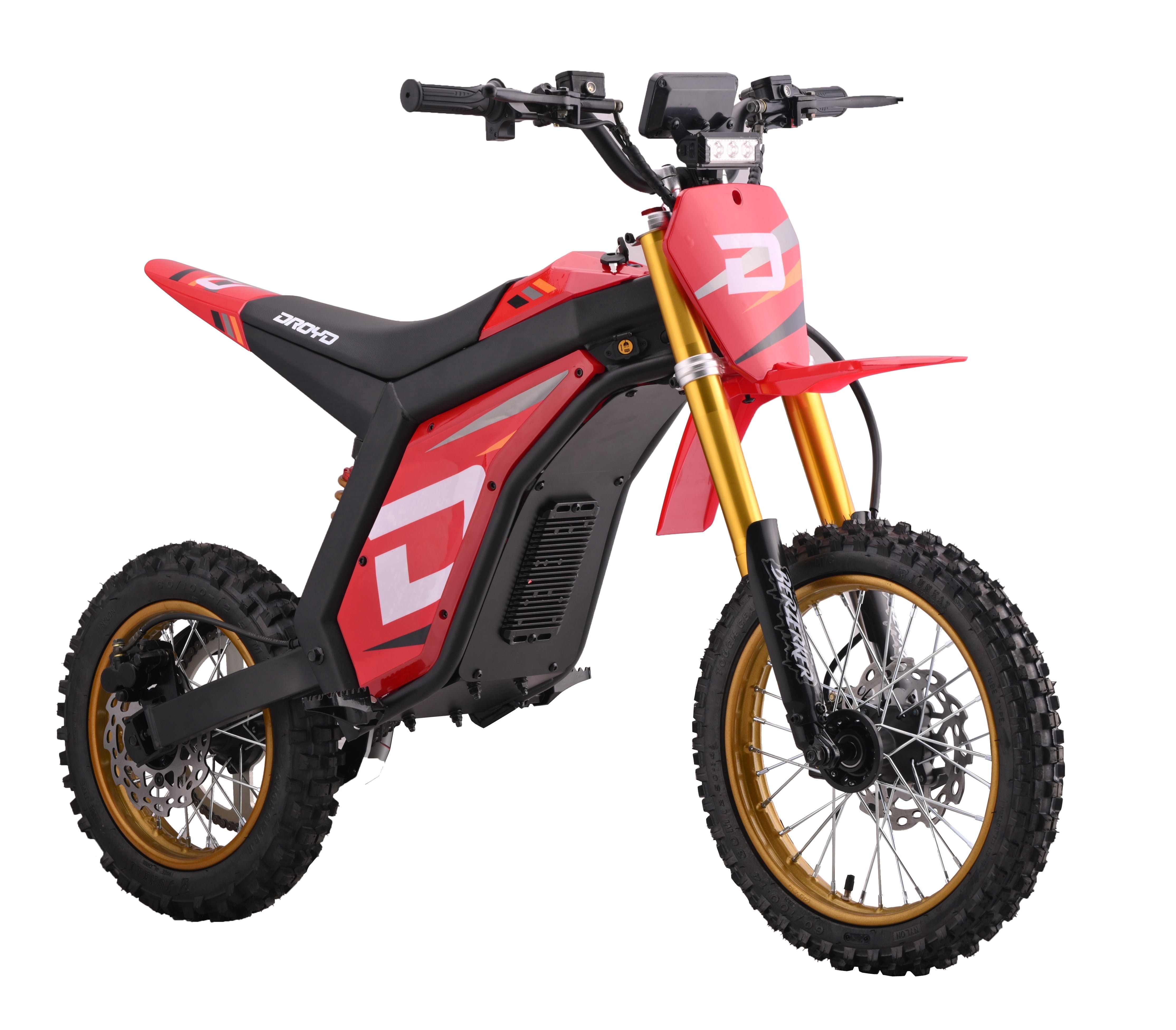 Droyd Berzerker Electric Dirt Bike for Kids 13+, Teens & Adults – 3000W Peak Motor, 48V 30Ah LFP Battery, 42 MPH Max Speed, 50 Mile Range, Hydraulic Brakes, Adjustable Suspension, Off-Road
