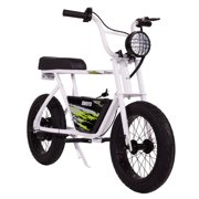 Droyd Blipper Electric Mini Bike - 250W Electric Bike for Kids Ages 13 & Up, 12.5 MPH, 12.5 Mile Range, 24V 10Ah Battery- White