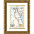 thumbnail image 1 of Droysen 18x24 Gold Ornate Wood Framed with Double Matting Museum Art Print Titled - Africa Egypt - Droysen 1886, 1 of 4
