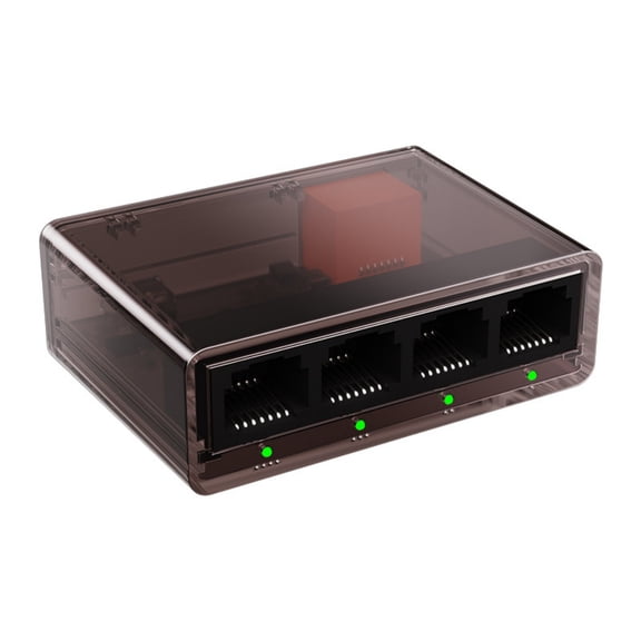 Drrntien 1000Mbps Internet Splitter Networking Switcher RJ45 LAN Ethernet Adapter for Router PC TV Simultaneously Networking