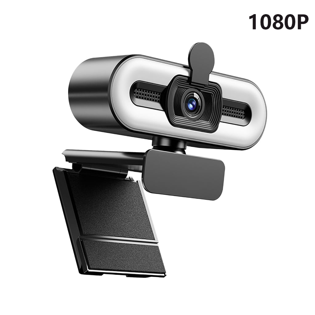 Drrntien 1080p/2K Computer Camera Rotatable Clip Mount Noise Reductions Auto Focusing