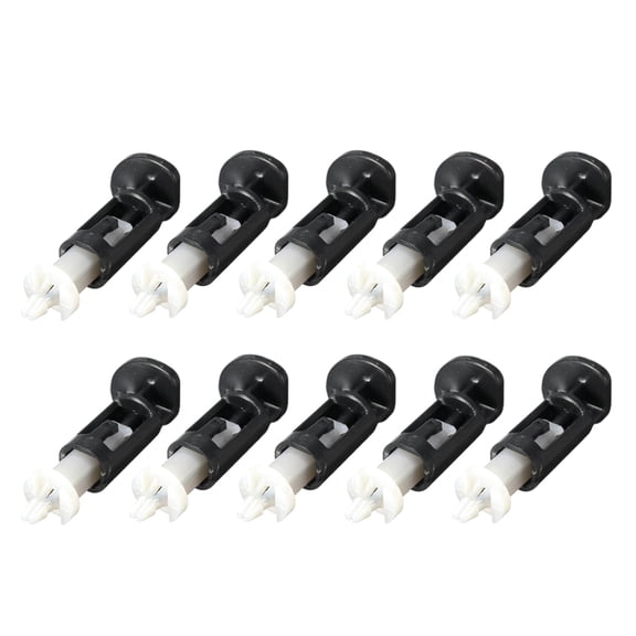 Drrntien 10P For CPU Heatsink Mount Pin Plastic Push Screw Cooler Cooling Fan Fastener Mounting Clip for Intel Socket Accessories