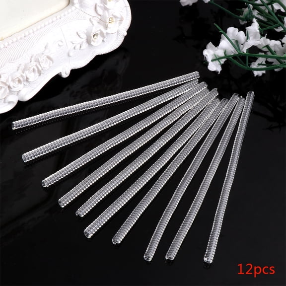 Drrntien 12 Pcs Ring Size Adjuster for Loose Ring Unique Design Plastic Ring Tightener Jewelry Guards Sizer Jewelry Accessories