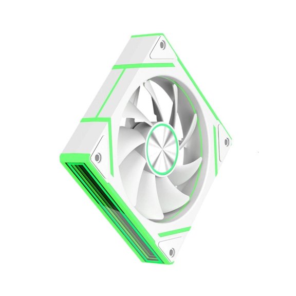 Drrntien 120x120x25MM ARGB Cooling Fan Portable Cooling Fan for Chassis Receiver Router DVR Computer Cabinet Component Cooling