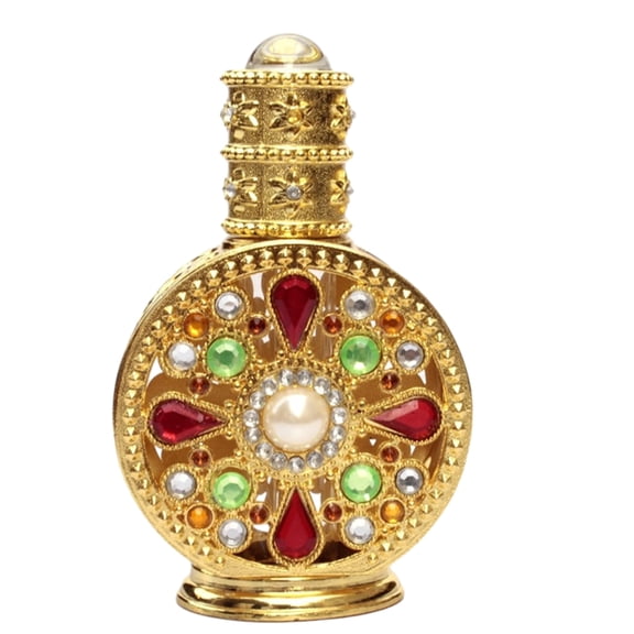 Drrntien 12ml Vintage Essential Oil Perfumes Empty Bottle Storage Bottles Vintage Empty Artificial Multicolor Refillable Jar