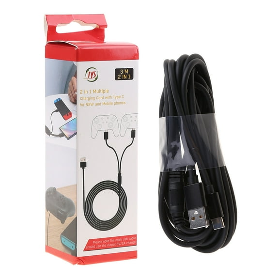 Drrntien 2 In 1 Charging Cable For Controller Data Cable For Gamepad