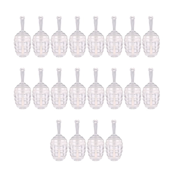 Drrntien 20 Pieces Mini Lip Gloss Tubes Amber Honecomb Clear Lipstick Containers For Convenient Storage And Travel Use