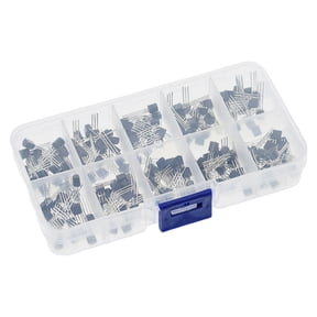 Drrntien 200/600/840Pieces TO 92 Transistors Assortment Kit With Organized Storage Case For Electronics Projects