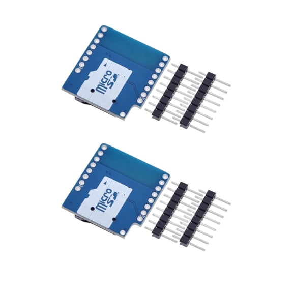 Drrntien 2pcs Memory Card Shield for WeMos Mini Card Compactly and Durability Design